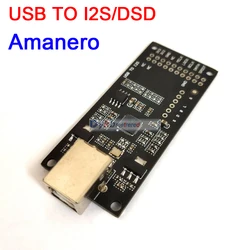 Interfejs USB na dźwięk cyfrowy I2S / DSD / SPDIF USB obsługuje włochy Amanero 192K /24 bity dekodowanie DAC