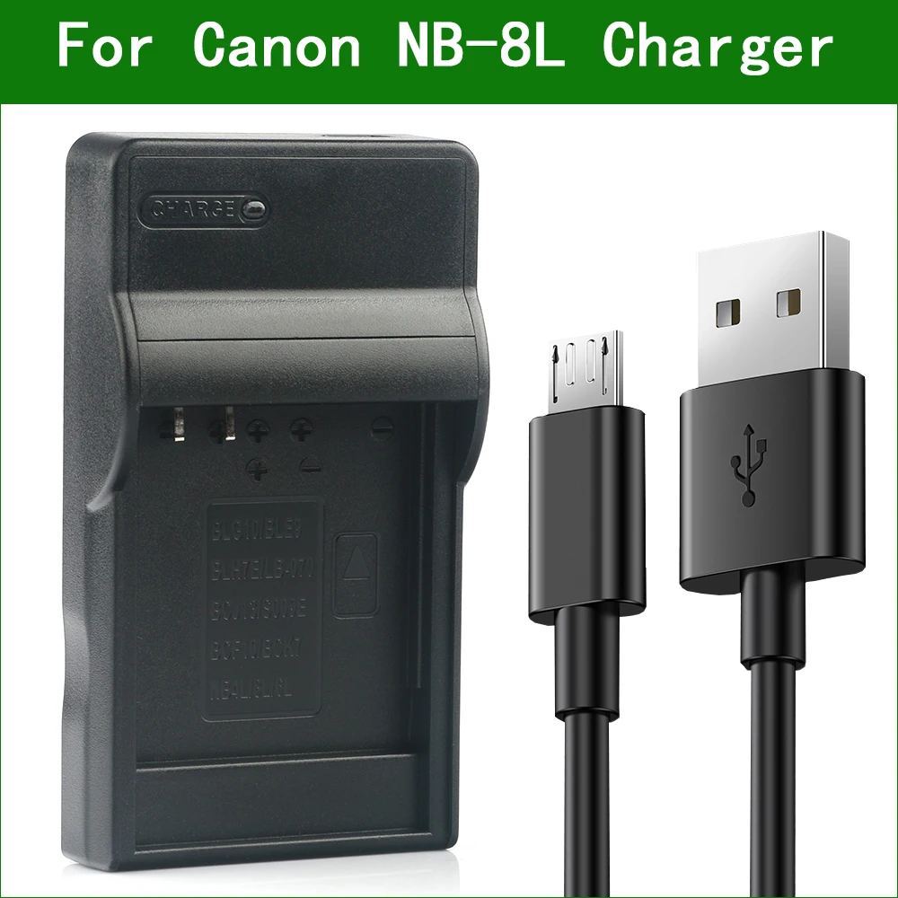 NB-8L NB8L NB 8L CB-2LA CB-2LAE Digital Camera Battery Charger For Canon PowerShot A2200 A3000 A3100 A3150 A3200 A3300 IS