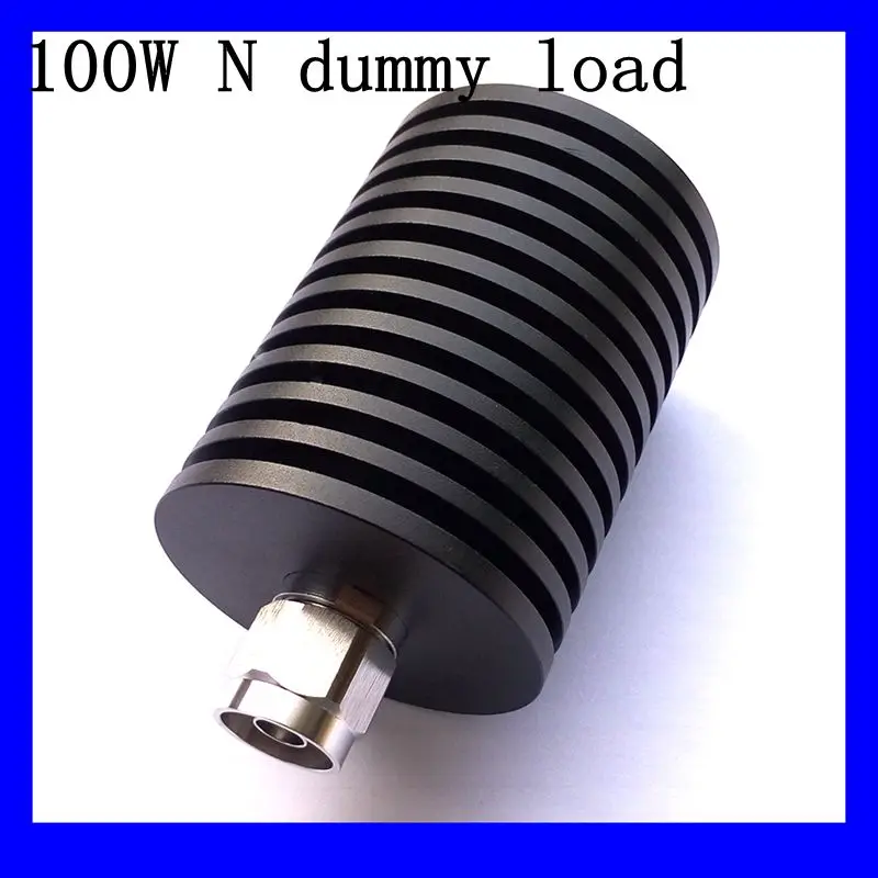 Free shipping  100W N Male Plug Connector RF Coaxial Termination Dummy Load 3GHz 50ohm Nickel Plated RF Accessories