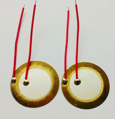 5 قطعة كهرضغطية بيزو السيراميك رقاقة لوحة ضياء 27 مللي متر لمكبر الصوت الطنان