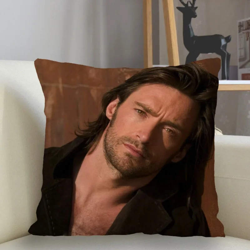 Musife Hugh Jackman Pillowcase Custom Square Pillow Cover Case Zipper Pillowcase 35*35,40*40,45*45cm Drop Shipping