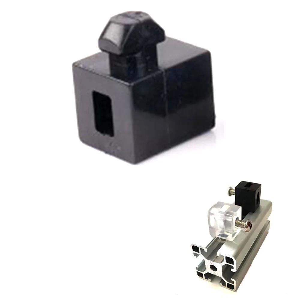 4pcs/lot 3030 Black Aluminum Spacer Block 4040 4545 Interval Connection Bracket Fastener Match Use Aluminum Profile