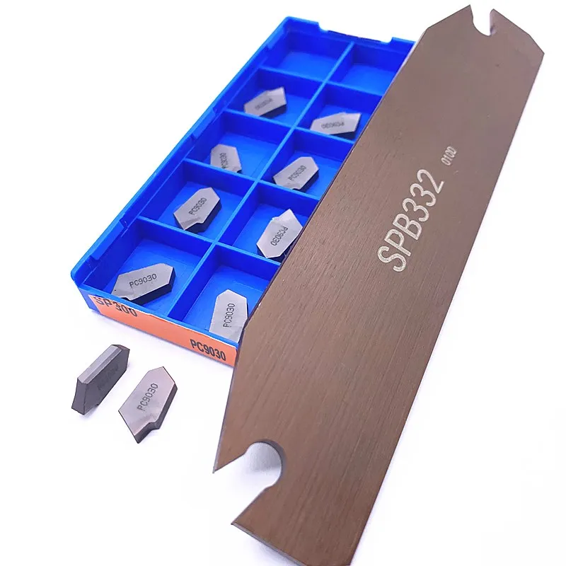 SPB26-2/3/4 SPB32-5 Slotted SPB Turning Insert CNC Tool Holder deep Groove Plate use for SP200 SP300 SP400 PC9030/NC3020/NC3030