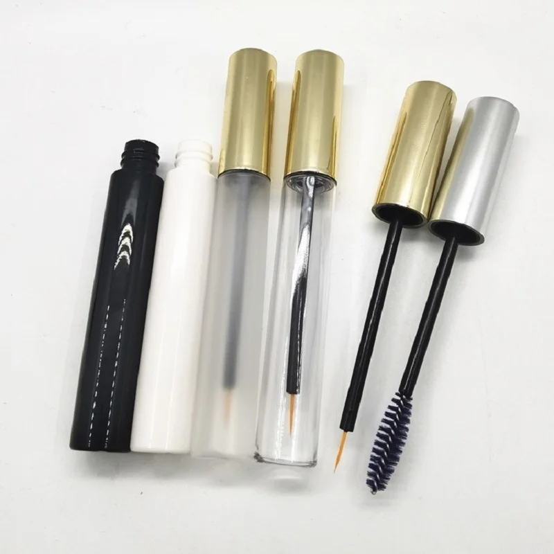 

12ML Empty Mascara Tubes Clear Frosted Eyelash Growth Liquid Tube Private Label Cosmetic Refillable Mascara Eyeliner Container