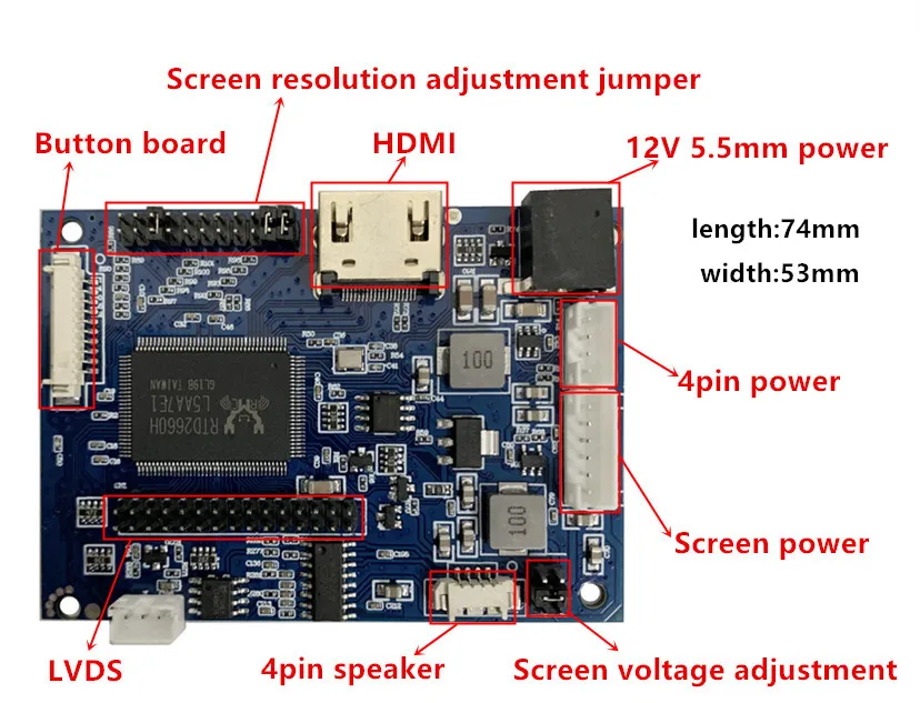 Imagem -03 - Polegada 1600*900 Hdmi-tela Compatível com Display Lcd com Placa de Motorista Monito para Raspberry pi Banana Laranja pi Mini Computador 14