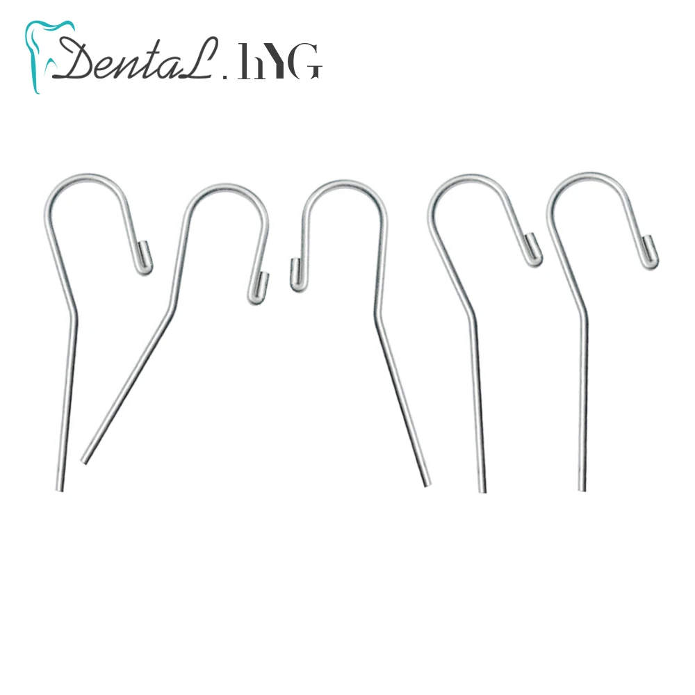 5 sztuk/partia Dental Lip Hook dla Apex Locator Endo leczenie narzędzia pomiarowe kanał korzeniowy Instrument Lip usta hak dentysta