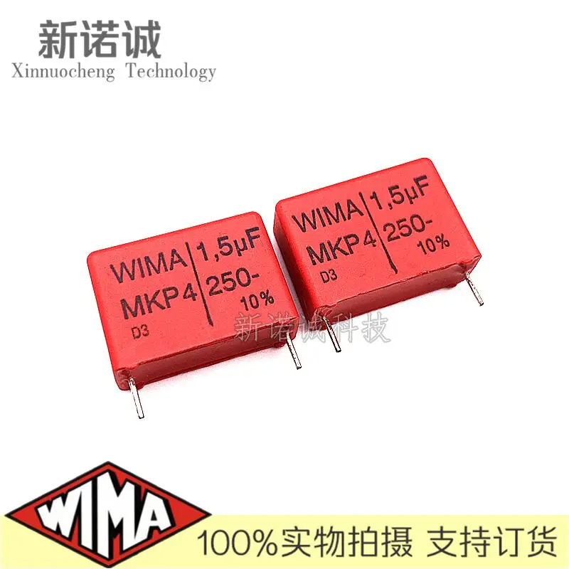 

5 шт./10 шт./30 шт./лот WIMA MKP4 1,5 мкФ 1500NF 250 В 250 В 1,5 мкФ 10% фольгированный пленочный конденсатор 250 В 1,5 мкФ 155 250 В155 Расстояние между ногами 22,5 мм
