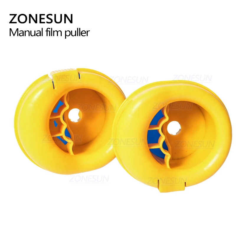 ZONESUN-Petit distributeur de film plastique PVC, commande manuelle, avec fonction de freinage, pour emballage en usine