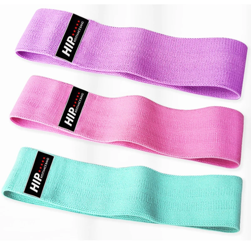 

Fabric Booty Resistance Bands Hip Circle Exercise Cotton Bands Thigh Butt Squat Fitness Rubber Bands Elastic Workout Glute Loop