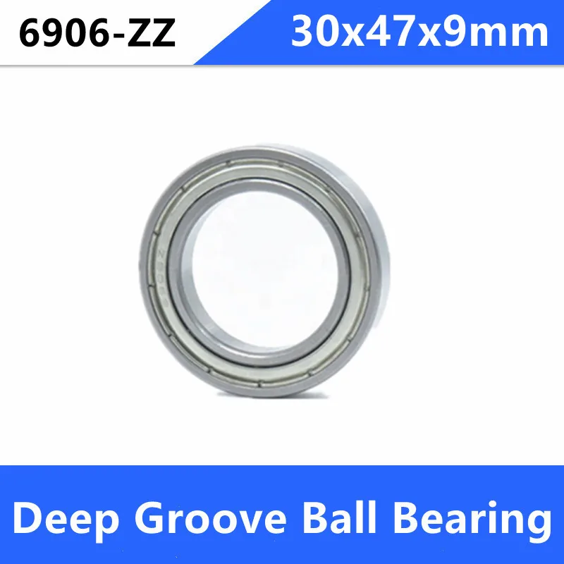 

20pcs/lot 6906ZZ 6906 6906Z 61906ZZ 30*47*9mm shielded deep groove ball bearings 30x47x9mm