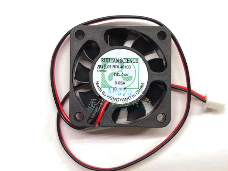 

RDL4010B DC 24V 0.05A 40x40x10mm 2-Wire Server Cooling Fan