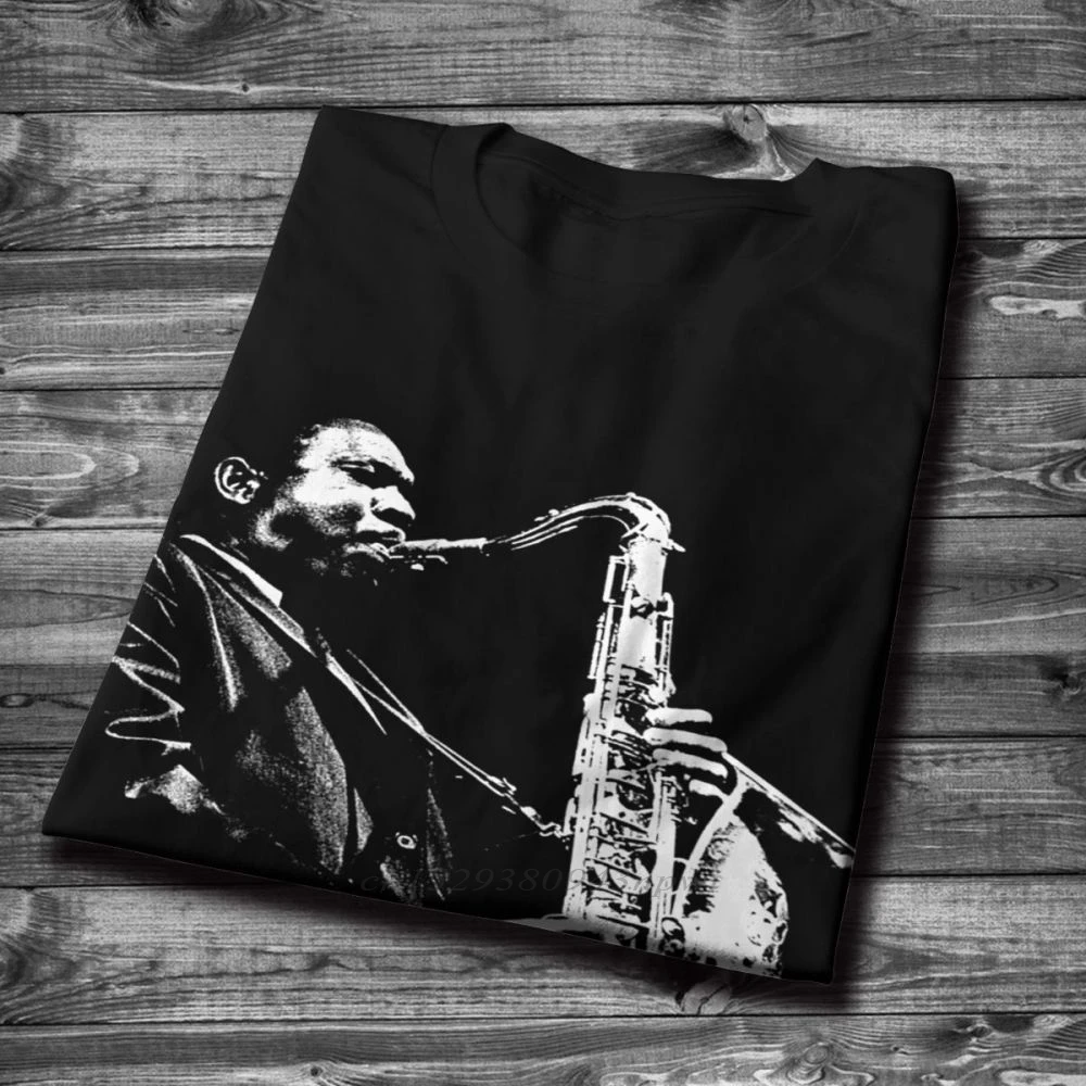 American Jazz Saxophonist And Composer Sax Music John Coltrane T Shirt 100% Cotton Graphic Cotton Tee Shirt