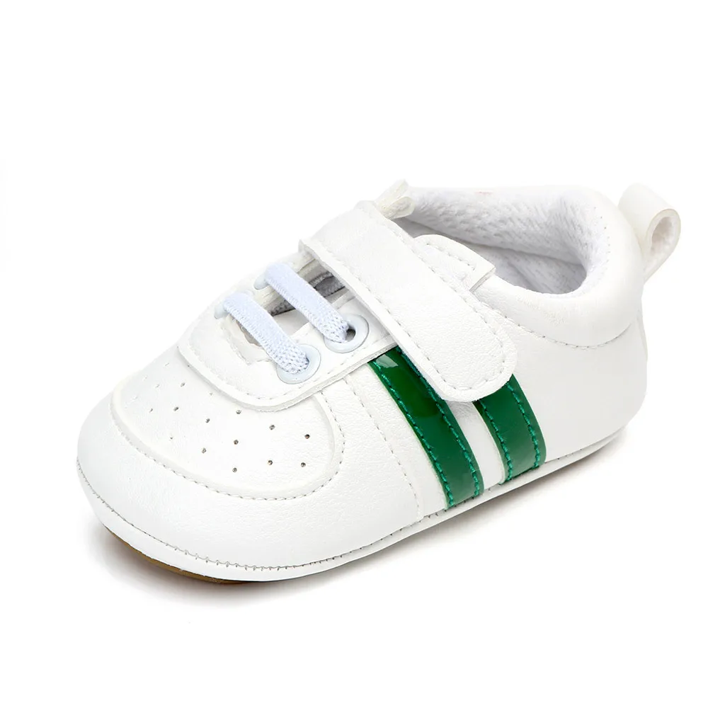 

Fashion Toddler Baby 0-18M Soft Sole Hook Loop Prewalker Baby Boy Girl Crib Shoes Leather Sports Non-slip Walker shoes SH20006