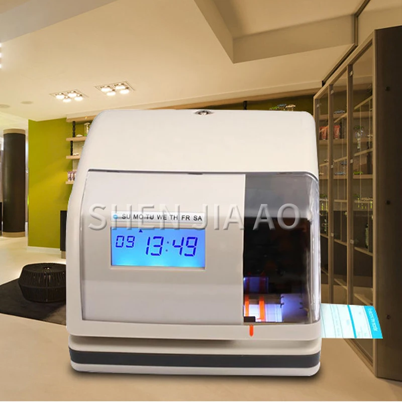 DT-01 Time Printer Parking Hotel Time Printer Commercial Timing Printer Company Sign-in Machine Multi-Function Printer With LED