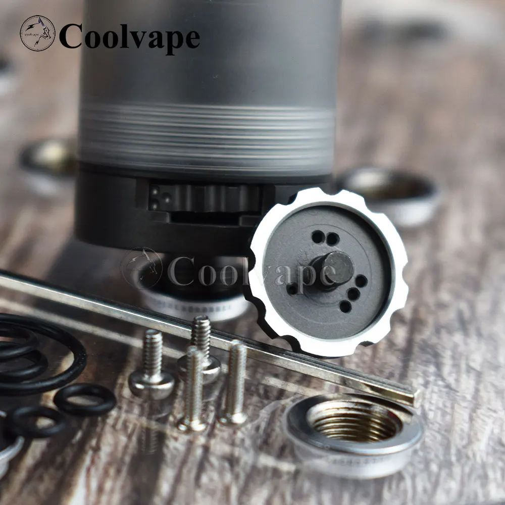 Roleta Estilo MTL RTA Single Coil Atomizador, Rebuildable E Cig Atomizador, 22 milímetros tanque, apto para DVARW