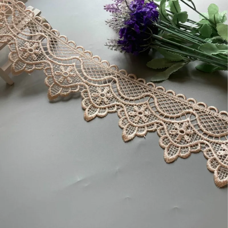 3 yards 9 cm Lace Ribbon Trims for Sofa Cushion Trimmings Home Textiles Applique Polyester Sewing DIY