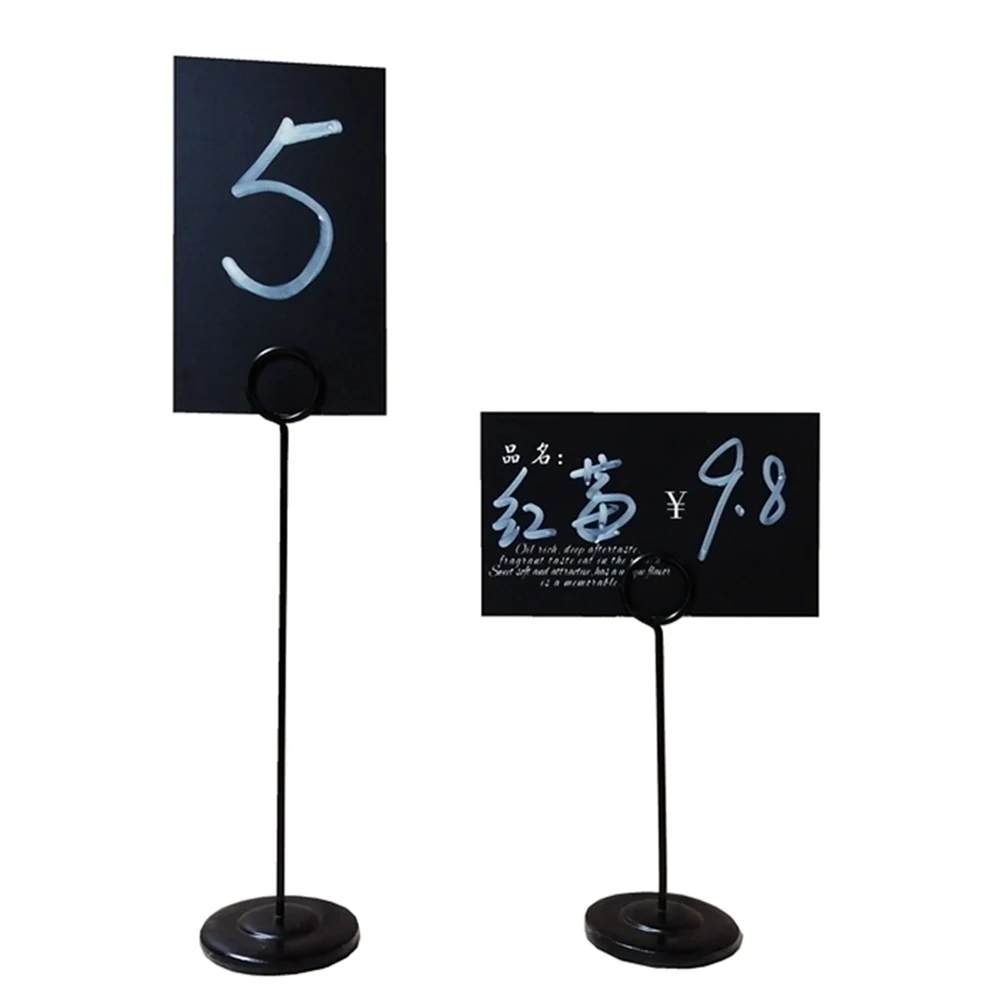 Table Number Card Holder Stand, Place Card Holders, Sign Holder, Metal Photo Stand