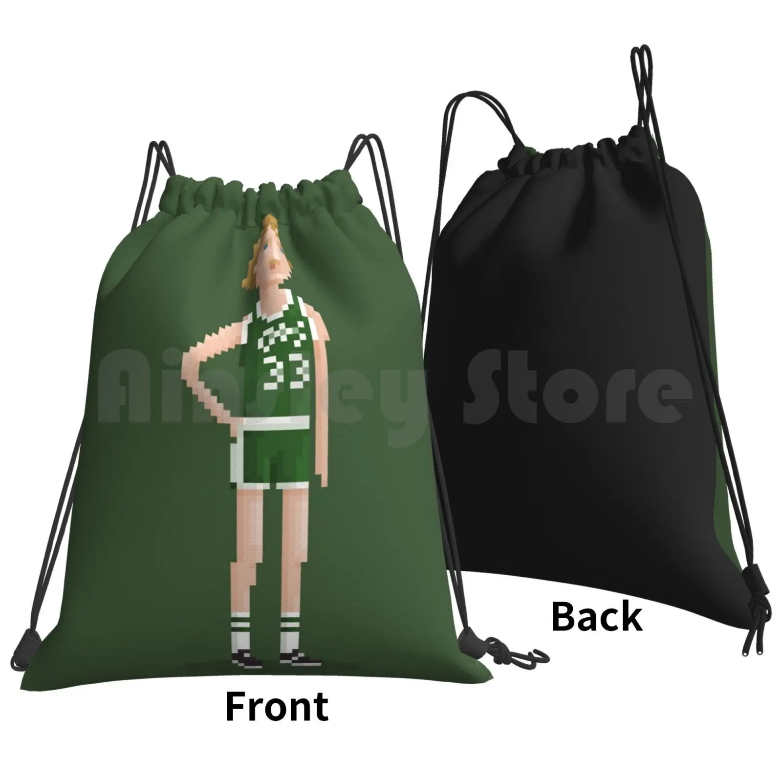 Bird Backpack Drawstring Bags Gym Bag Waterproof Larry Bird Magico Basketball Basket Final Mvp Player Legend Fame Dream