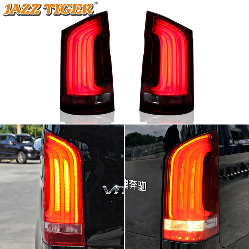 Tail Light Taillights For Mercedes Benz V-Class Vito V250 V260 2016-2020 Trailer RearLlights Led Car Parts Brake Reverse Lamp