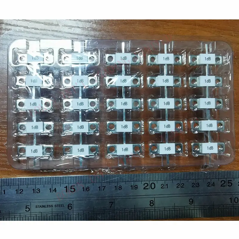 Atenuador completo do poder superior da flange, atenuadores 1Db, 100W, 1dB, 3GHz, 50ohms, DC-3.0Ghz, 1db baixo VSWR, poder superior