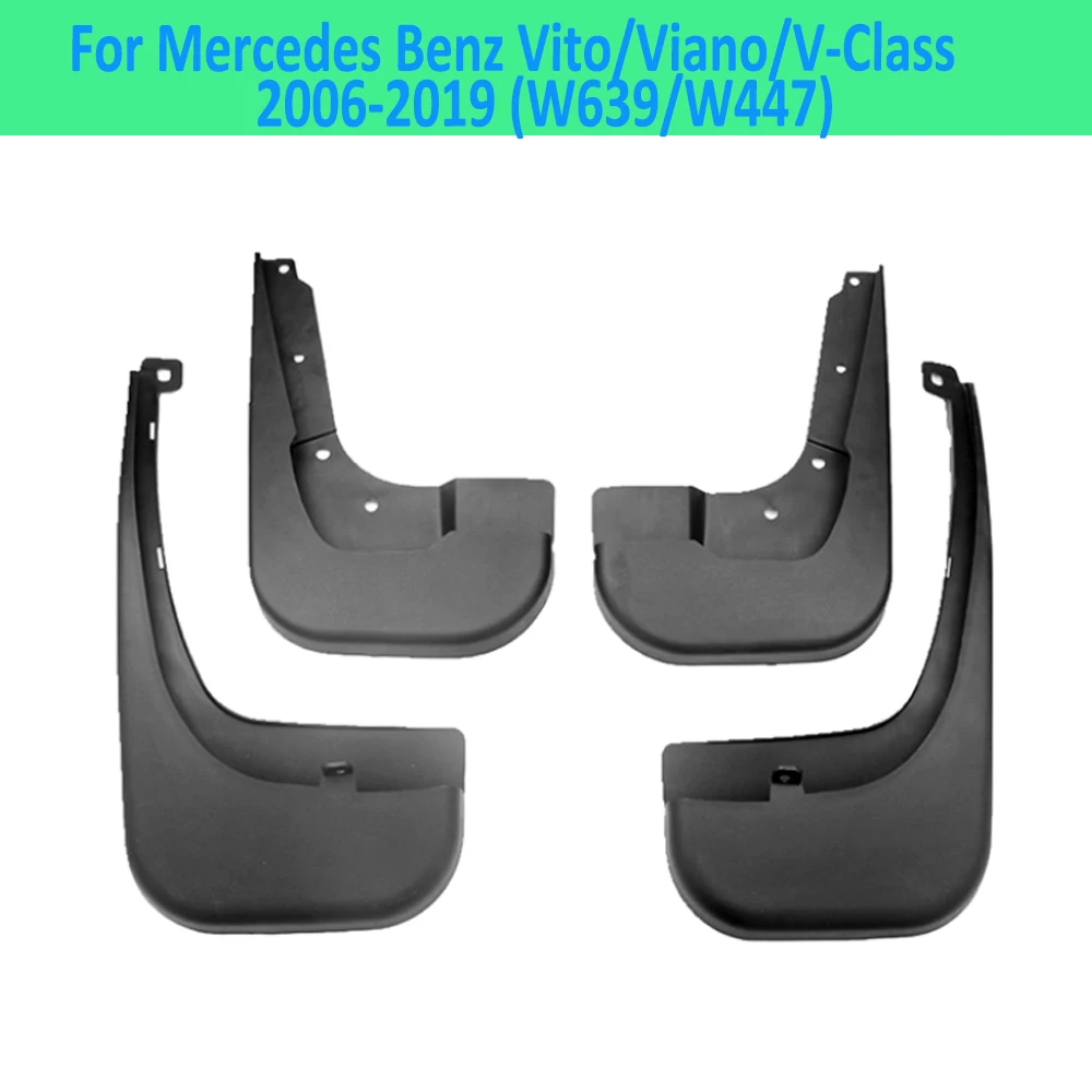 for Mercedes Benz Vito Viano V Class 2006~2019 W639 639 W447 447 Mudguard Mud Flaps Guard Splash Flap Mudguards Car Accessories