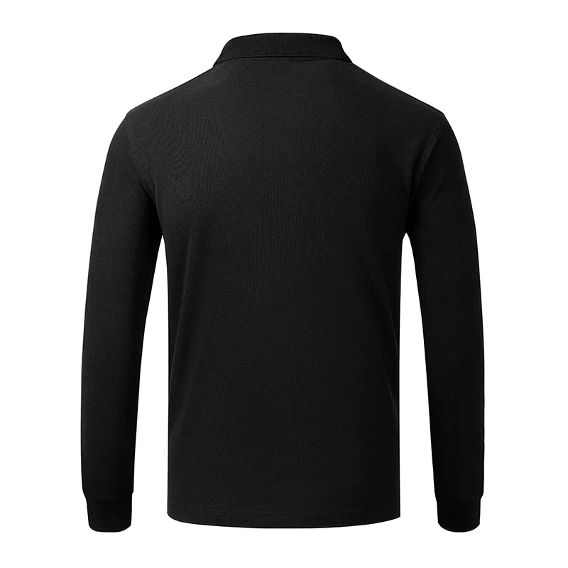 Autumn And Winter Long-sleeved Polo, 11 Colors Available, Printed Logo/embroidered Logo