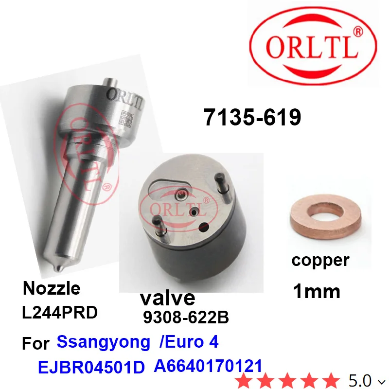 ORLTL for EJBR04501D A6640170121 Ssangyong Nozzle L244PRD Control Valve 9308-622B Repair Kits 7135-619 L244PBD