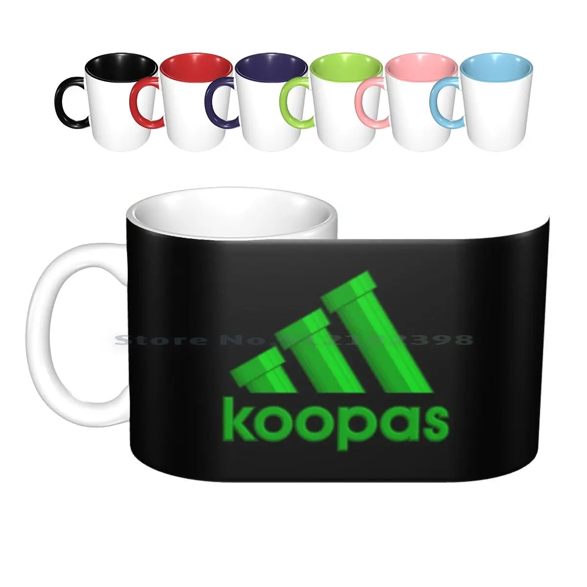 Koopas Ceramic Mugs Coffee Cups Milk Tea Mug Super Bros Brothers Koopa Creative Trending Vintage Gift Bottle Cup