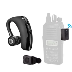 Auriculares inalámbricos para walkie-talkie, audífonos tipo IC de 2 pines, Radio bidireccional, BT, intercomunicador para Icom COBRA VERTEX RITRON