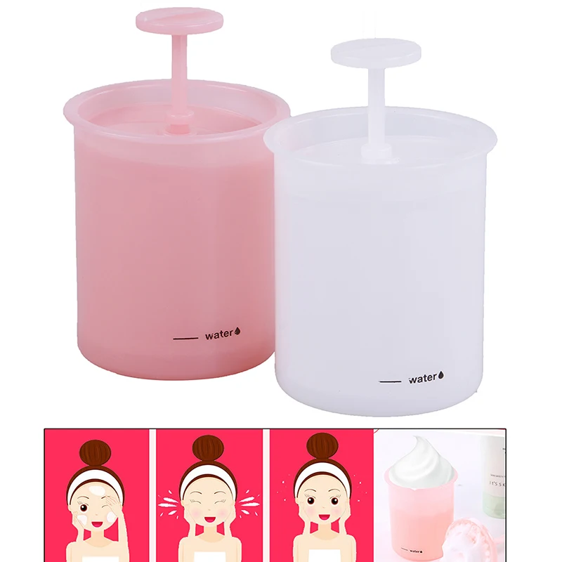 Reusable Foaming Clean Tool Simple Face Cleanser Shower Bath Shampoo Foam Maker Bubble Foamer Device Cleansing Cream