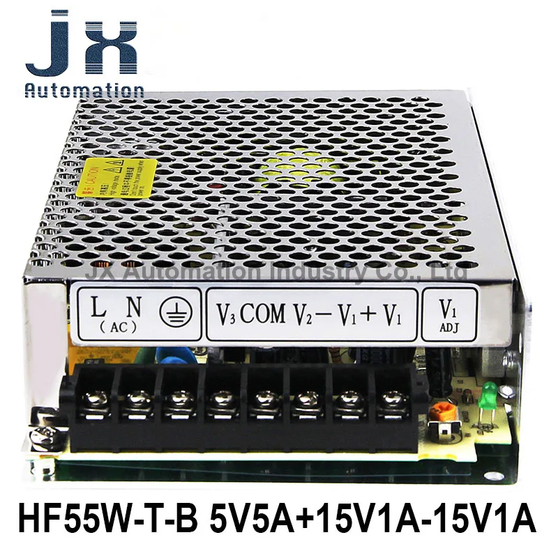 Hengfu DC5V5A + 15V1A-15V1A Triple เอาต์พุต DC Switching Power Supply HF55W-T-B