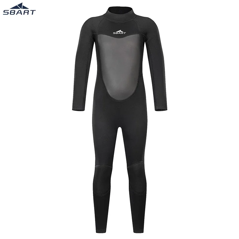 

SBART 2MM SCR Neoprene Swimsuit Baby Wetsuits Snorkeling Surfing Children's Swimwear Long Sleeve Elastic Diving Suits