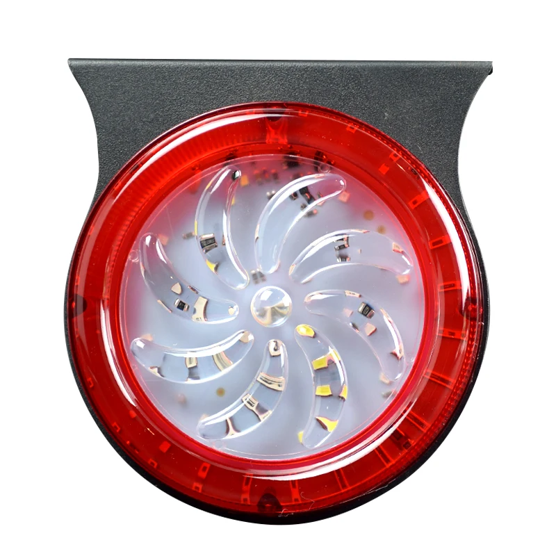 2pcs Led Truck Strobe Light 24V Colorful Rear Tail Light Modified Fog Warning Light Anti-collision Waterproof Width Display Lamp