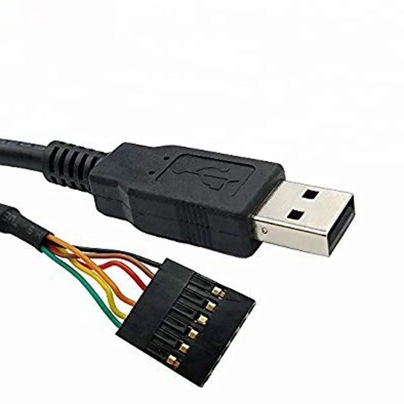 FTDI TTL-232R-3V3 cable, USB to TTL serial 1.8M FT232RL TTL-232R-5V RS232 ttl converter Cable,USB TTL 3.3V Cable