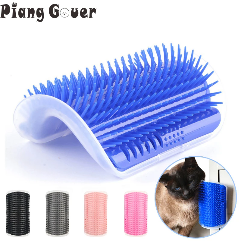 Cat Toy with Grooming Brush and Massager