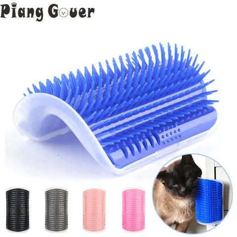Cat Toy with Grooming Brush and Massager piang gouer