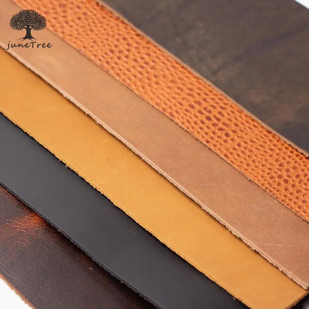 First Layer Tanned Leather Piece DIY Genuine Leather Material Full Grain Cowhide yellow brown Leather piece leathercraft