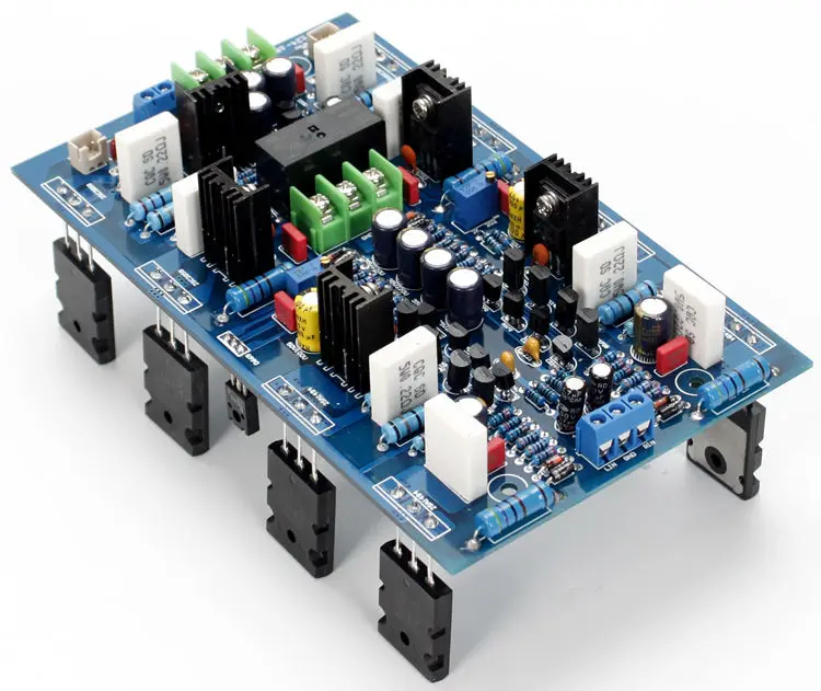 Latest AB18 high-power dual-channel power amplifier board (2SA1943/2SC5200 original Toshiba tube)