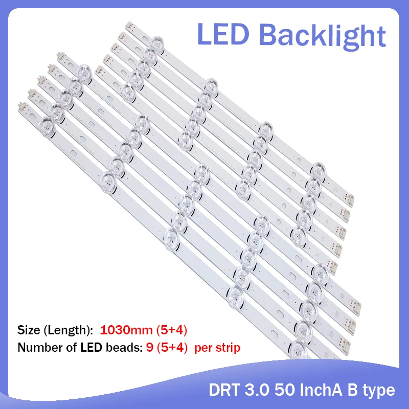 Baru 10 Buah/Set Strip Lampu Latar LED untuk LG 50LB5300 50LF5800 50lb650v INNOTEK DRT 3.0 50 Inci A B 6916L-1978A 1979A 1982A 1983A