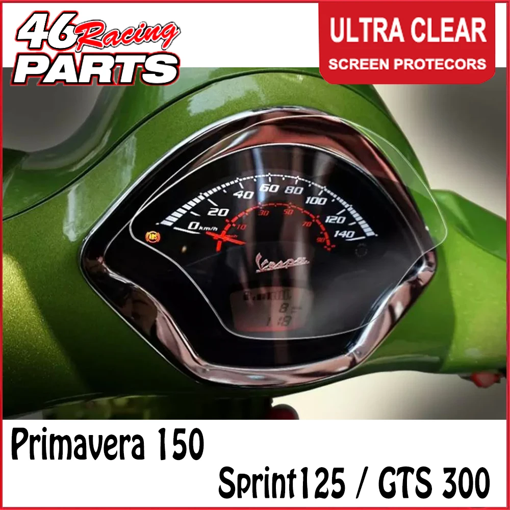 

For Vespa GTS300 Primavera 150 Sprint 125 GTS 300 2014-2019 Motorcycle Cluster Scratch Cluster Screen Protection Film Protector