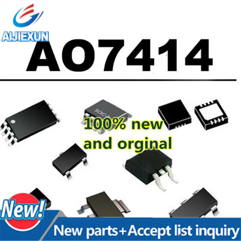 10Pcs 100% New and original A07414 AO7414 SOT323 MOS 20V N-Channel MOSFET large stock