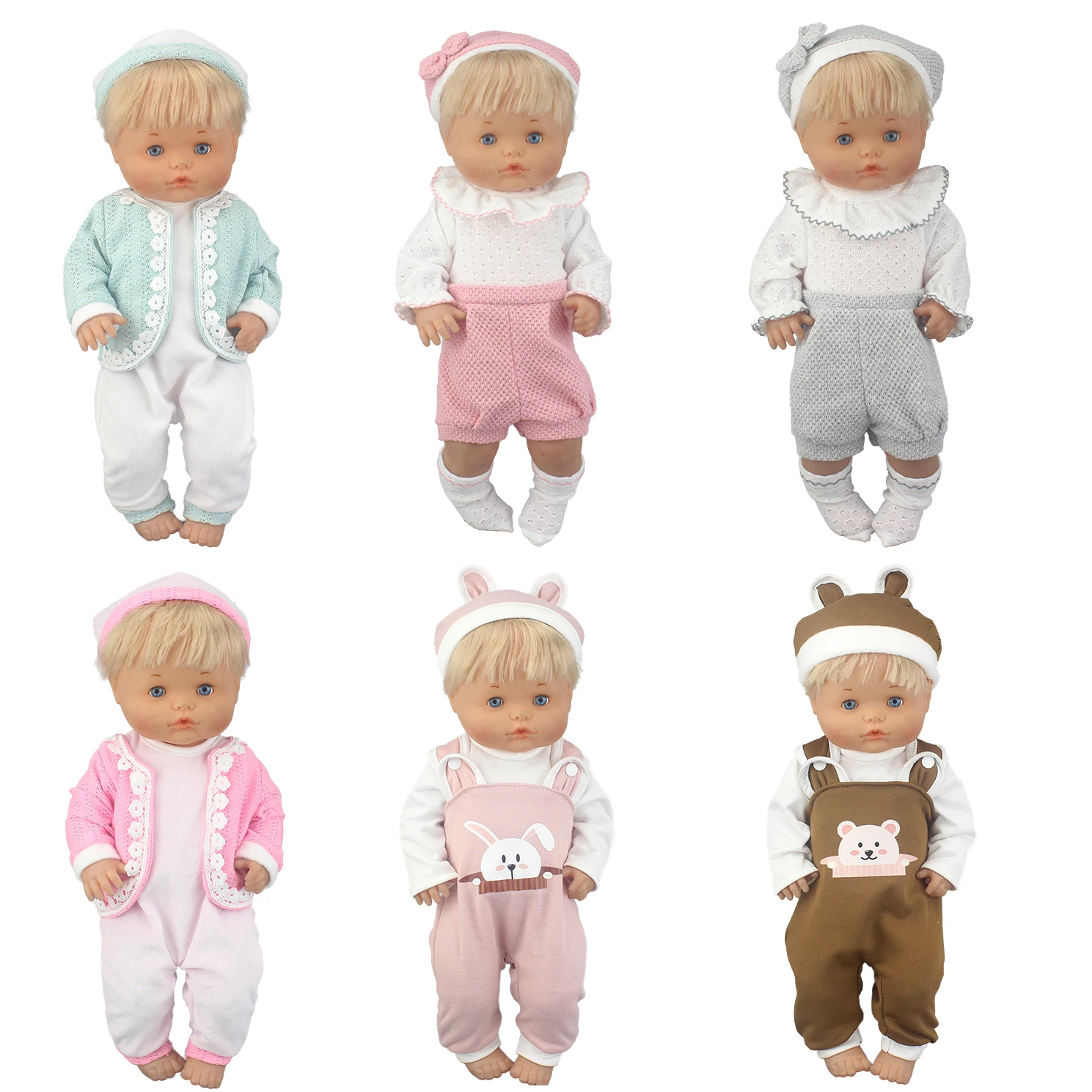 2023 Nowa moda Lovely Surit Fit 40cm 41 cm Nenucos Doll Nenuco Ropa su Hermanita Purple Long Sleeves