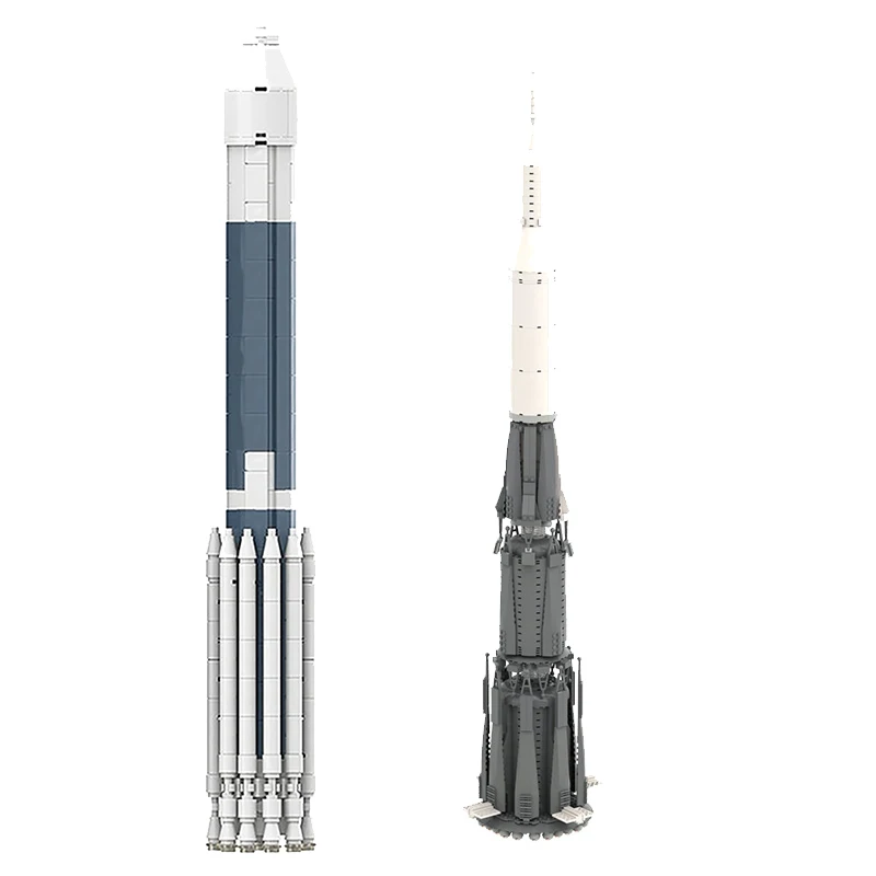 

Moon Apollo Saturn V Outer Space Model Carrier Rocket Toy for Launch Tower Building Blocks for Kids Adults Toys Gift