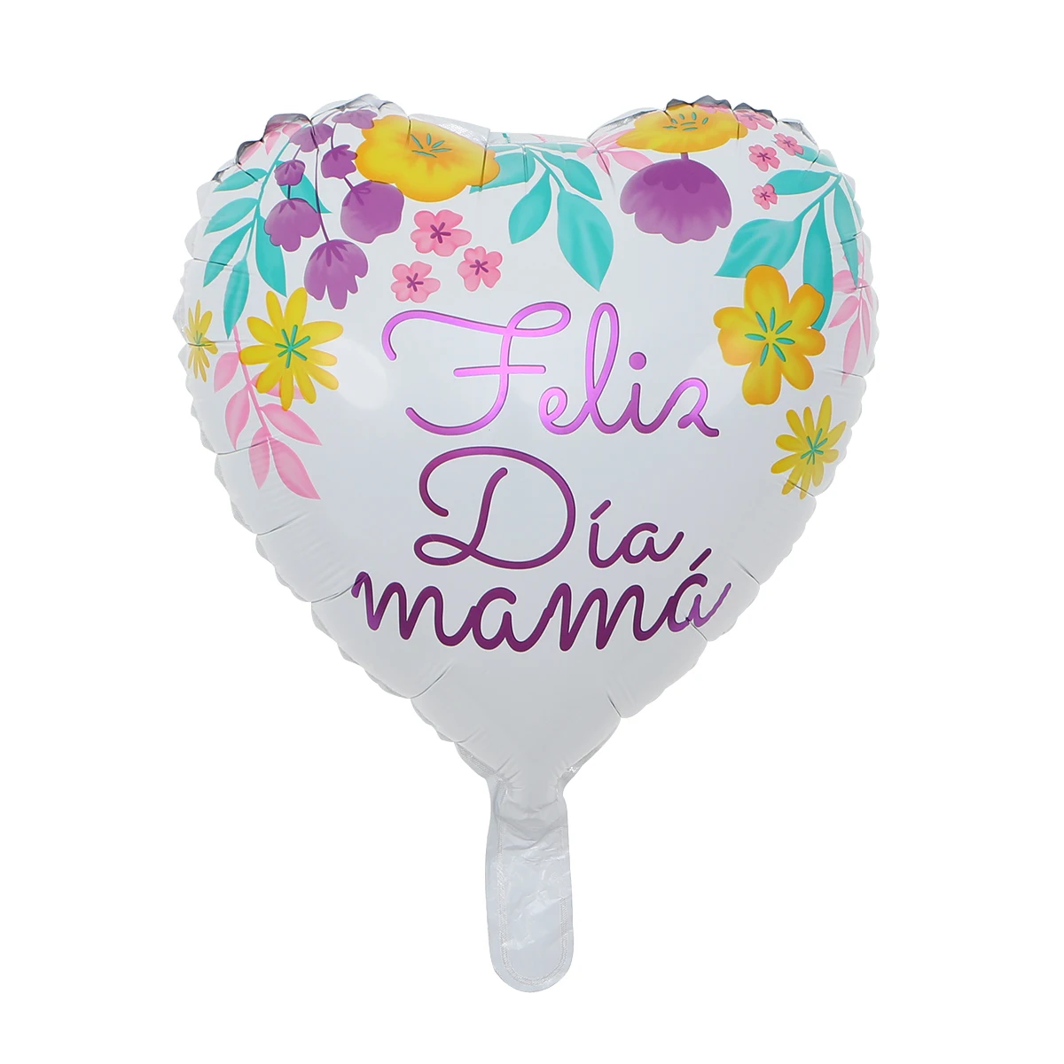 10pcs 18inch Printed Spanish mother Foil Balloons Mother\'s Day Heart Shape Helium Love Globos Decor Mama Balloon Gifts Balaos