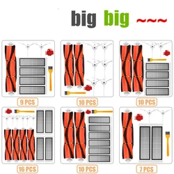 Xiaomi roborock s50/s51 roborock 2用フィルターキット,hepaフィルター,サイドブラシ,モップ,ダストビン,タンクフィルターキット,新品
