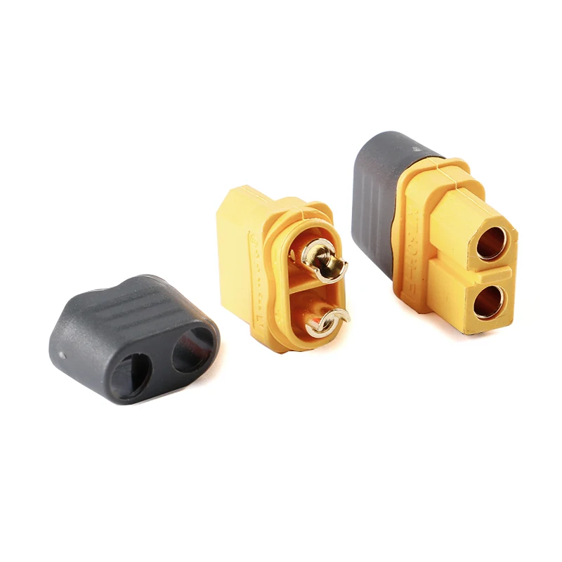 2pcs XT60H(XT60 Upgrade) Male Female Bullet Connectors Power Plugs T Plug Battery Connector Gold Plated Banana Plug for RC Part