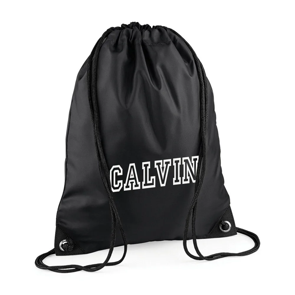 Personalized Drawstring Bags Custom Name Gym School PE Bag Kids Adult Sports Camping Bag Birtday Party Gifts