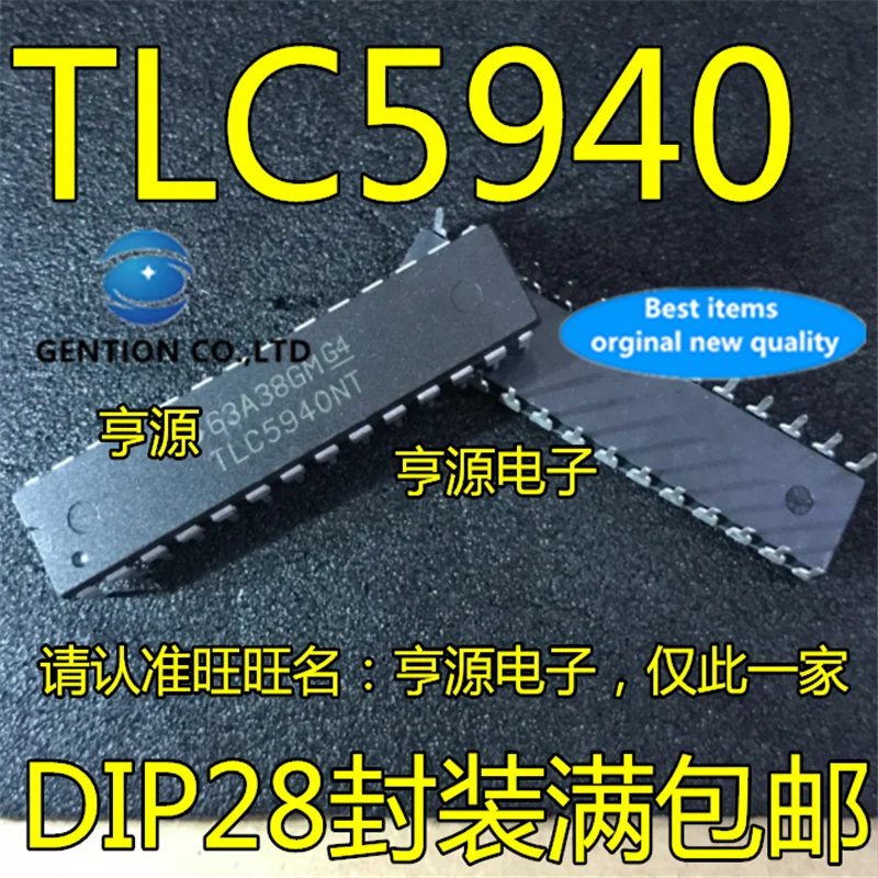 

5Pcs TLC5940N TLC5940 TLC5940NT DIP-28 in stock 100% new and original