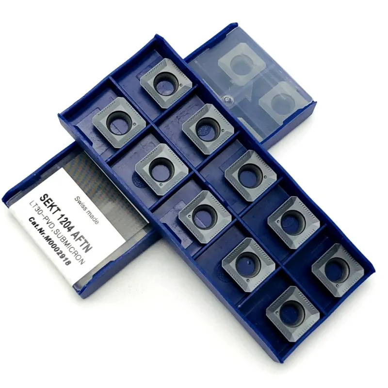 SEKT1204 AFTN LT30 inserto di fresatura in metallo duro fresa 100% di alta qualità utensile di tornitura lama tornio strumenti sekt 1204 inserto
