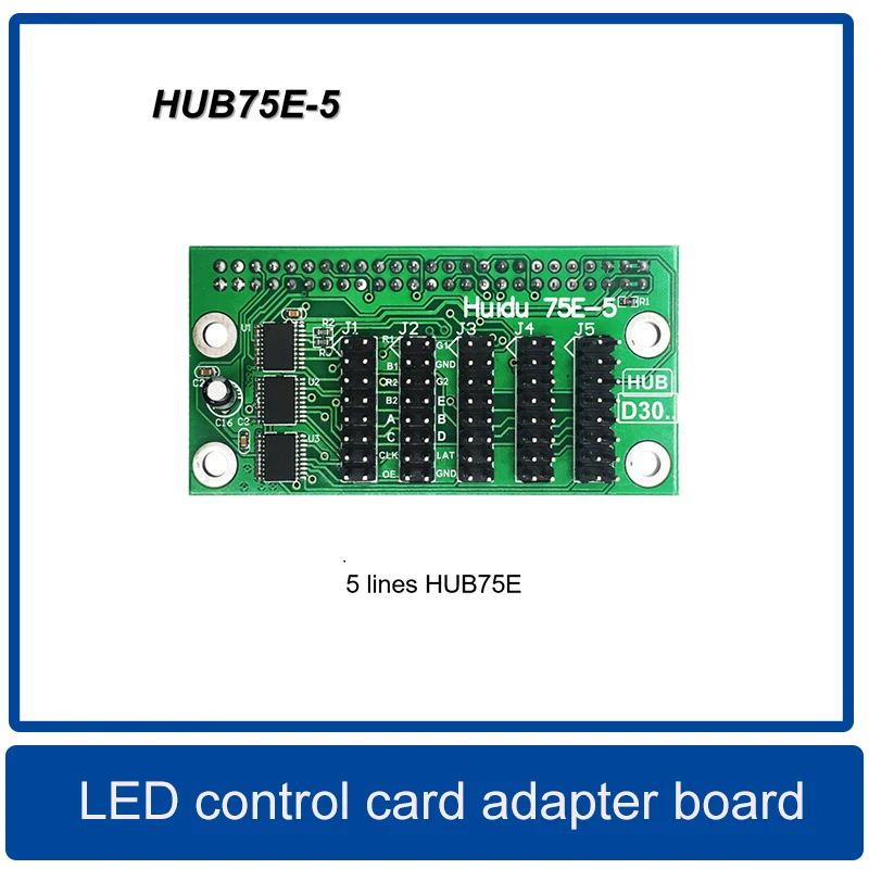 HUB75E/HUB75B/HUB08/HUB12 /HUB256-T12 وحدة عرض LED بطاقة التحكم لوحة محول ،